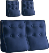 Kombinierbares ergonomisches Bettkissen Velvet-Blue